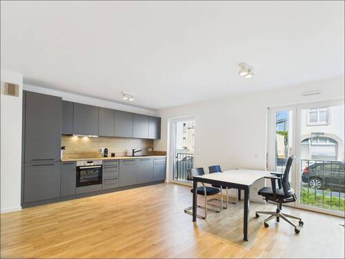 Bild 1 - 'BS LIVING' 2 Zimmer Neubau - Erdgeschosswohnung mit Küche
