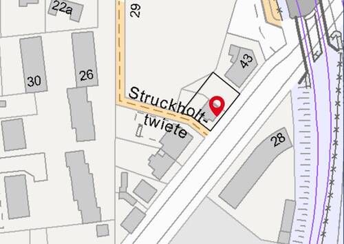 Flurkarte - Grundstück in Hamburg