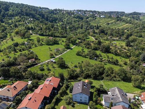 Drohnenaufnahme 1 - Grundstück in Gerlingen