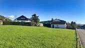 Blick von N - Doppelgarage - Grundstück in Rottweil