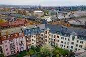 Luftbild - Rückansicht - Altbau mit Perspektive - Stilvolle 4-Zimmer-Wohnung in kernsaniertem Denkmalgebäude