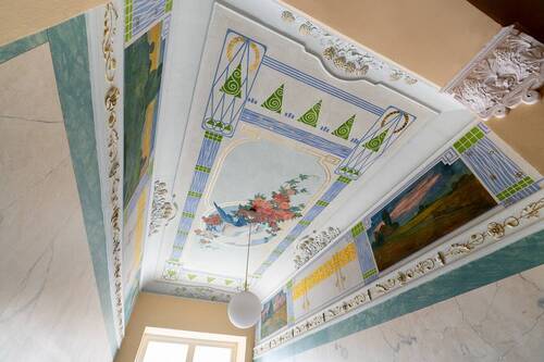 Deckenmalerei im Hauseingang - 