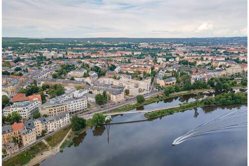 Luftbild Stadtteil Pieschen-Süd - 