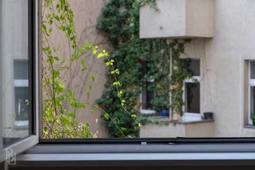 Blick in den Innenhof - 4 Zimmer Etagenwohnung zum Kaufen in Berlin