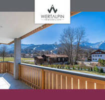 Exklusive 3-Zimmer-Wohnung mit 2 Balkonen, Aufzug - spektakulärer Panoramablick! - Garmisch-Partenkirchen