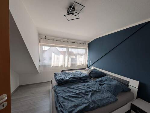 Schlafzimmer - Etagenwohnung mit 59,00 m&sup2; in Bibertal zum Kaufen