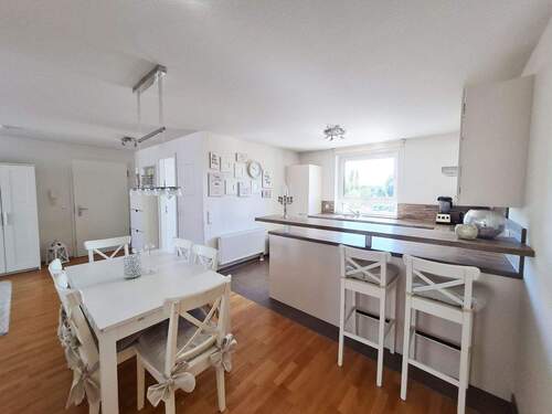 Essbereich und Küche - Etagenwohnung mit 97,00 m&sup2; in Waiblingen zum Kaufen