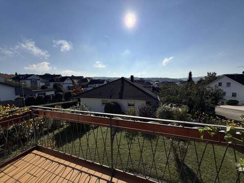 Balkon mit Blick über Stockach - 