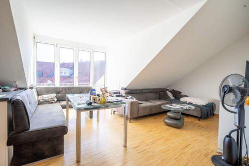 Wohnbereich (Ansicht 1) - 2 Zimmer Etagenwohnung zum Kaufen in Neufinsing