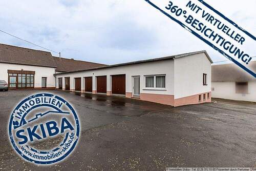 Halle mit Garagen und Büro - Gewerbehalle mit Garagen: Ehemalige Schreinerei mit viel Platz als Lager oder für den Motorsport