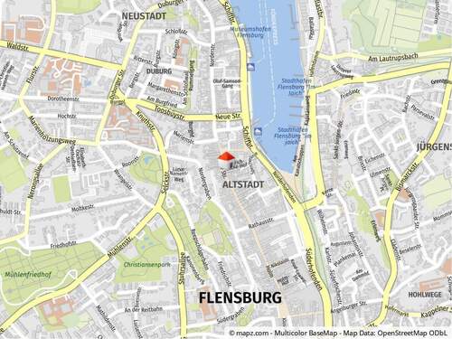 Objektlage - 2 Zimmer Etagenwohnung zur Miete in Flensburg