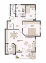 Grundriss der Wohnung - 