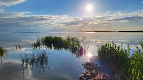 Sonnenuntergang am Hafen - 