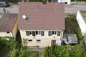 Ansicht - Sonniges Baugrundstück in ruhiger Lage von Leonberg mit Altbestand - ca. 513 m², Südhang