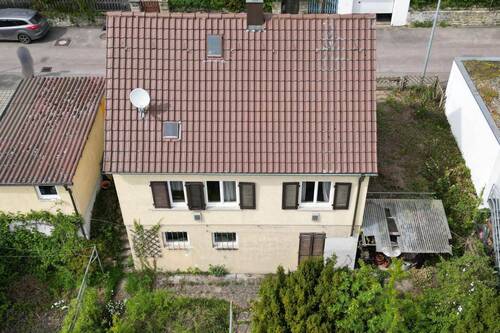 Ansicht - Sonniges Baugrundstück in ruhiger Lage von Leonberg mit Altbestand - ca. 513 m², Südhang