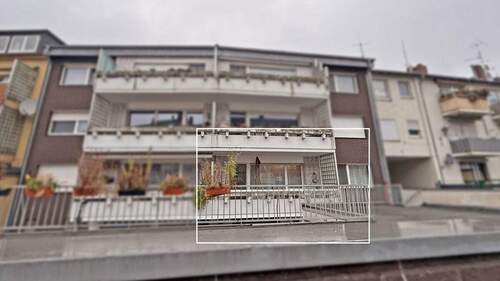 Rückansicht - 3 Zimmer Etagenwohnung zum Kaufen in Dinslaken