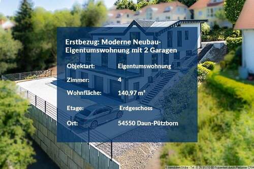 Eigentumswohnung EG Daun - 4 Zimmer Etagenwohnung zum Kaufen in Daun