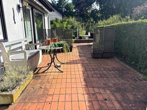 Terrasse am Haus - 