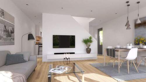 Wohnbereich - 6 Zimmer Doppelhaushälfte in Voerde