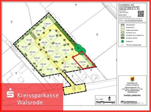Grundstück Nr.15 - Wohnbaugrundstück Nr. 15 in Walsrode - Ortsteil Krelingen 'Tiefe Wiese'