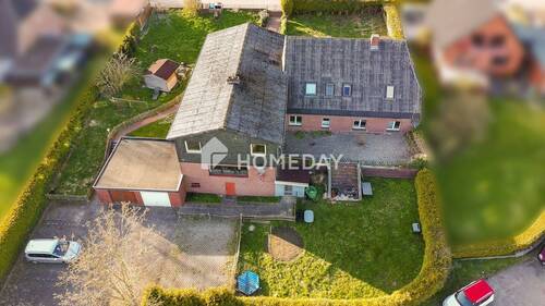 Außenansicht Drohne 6-1 - Gepflegtes Mehrfamilienhaus mit 3 Wohneinheiten und zusätzlichem Potenzial