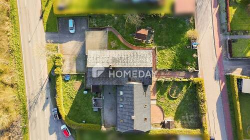 Außenansicht Drohne 2-1 - 9 Zimmer Mehrfamilienhaus, Wohnhaus zum Kaufen in Ascheffel