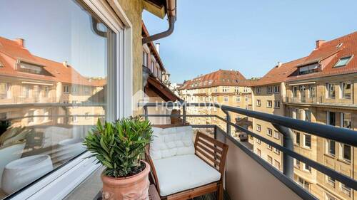 Balkon 1 - 2 Zimmer Etagenwohnung zum Kaufen in Stuttgart