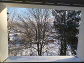 Blick aus dem Fenster -Winter - 
