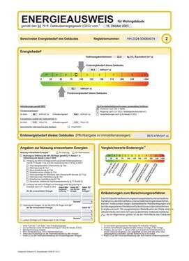 Energieausweis - 
