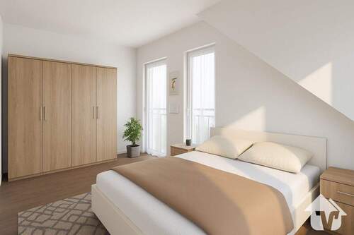 Schlafzimmer - 2 Zimmer Etagenwohnung in Papenburg / Aschendorf (Ems)