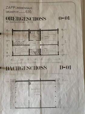 Obergeschoss + Dachgeschoss - 