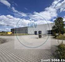 InsO Ebrosia Logistikhalle in Delitzsch nahe Flughafen LeipzigHalle