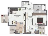 Grundriss Erdgeschoss W1 - 