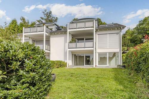 Gartenansicht - 4 Zimmer Etagenwohnung in Stuttgart