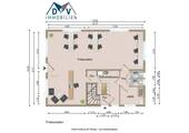Grundriss Friseursalon - 