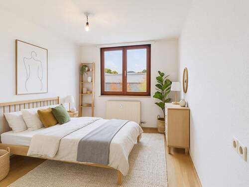 Schlafzimmer gestaged - 