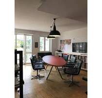 Moderne Schreibtischplätze im Innenarchitekturbüro - flexibel, möbliert - Buchenbach