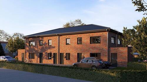 Bild 1 - Neubau OG-Wohnung mit KfW QNG Förderung + QNG Zertifikat, exklusive Lage in Leer mit Loggia