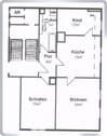 Grundriss - 3 Zimmer Etagenwohnung zur Miete in Mittweida