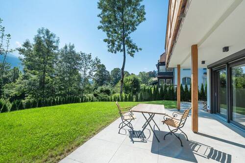 Weite Sicht I Terrasse Gartengeschoss - 5 Zimmer Doppelhaushälfte in Garmisch-Partenkirchen