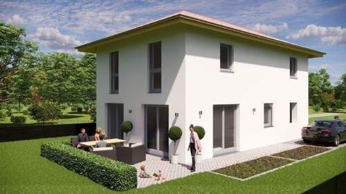 Gartenseite - 5 Zimmer Einfamilienhaus zum Kaufen in Röthenbach an der Pegnitz