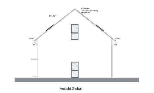 Ansicht Giebel - 