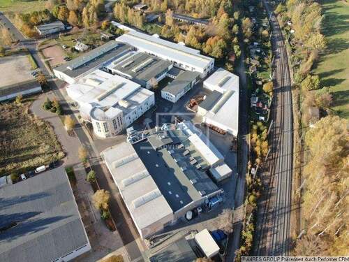 Objektansicht - Hallen-Areal mit 18.500m² Nutzfläche in Mittweida
