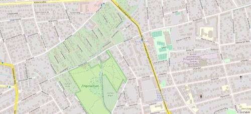 Umgebungsplan - Ein Traum im Grünen! Gepflegte zwei Zimmerwohnung in Niederschönhausen