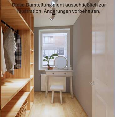 kleines Zimmer (z.B. Ankleide) - 