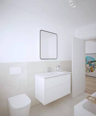 Bad _ Waschtisch (Abb. Ähnlich - 3 Zimmer Etagenwohnung zum Kaufen in Bergisch Gladbach - Hand