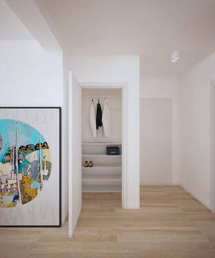 Garderobe / Abstellen - 3 Zimmer Etagenwohnung in Bergisch Gladbach - Hand