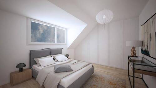 Elternschlafzimmer - Etagenwohnung mit 65,80 m&sup2; in Bergisch Gladbach - Hand zum Kaufen