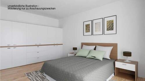 1_Schlafen - Etagenwohnung mit 58,50 m² in Leinfelden-Echterdingen zum Kaufen