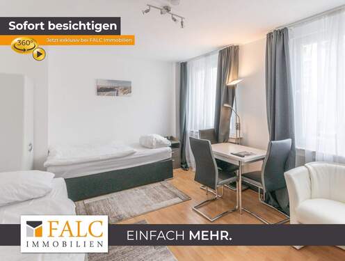 Wohn + Schlafraum - Business-Apartment mit Umsatzsteuerausweis Kurzzeitvermietung